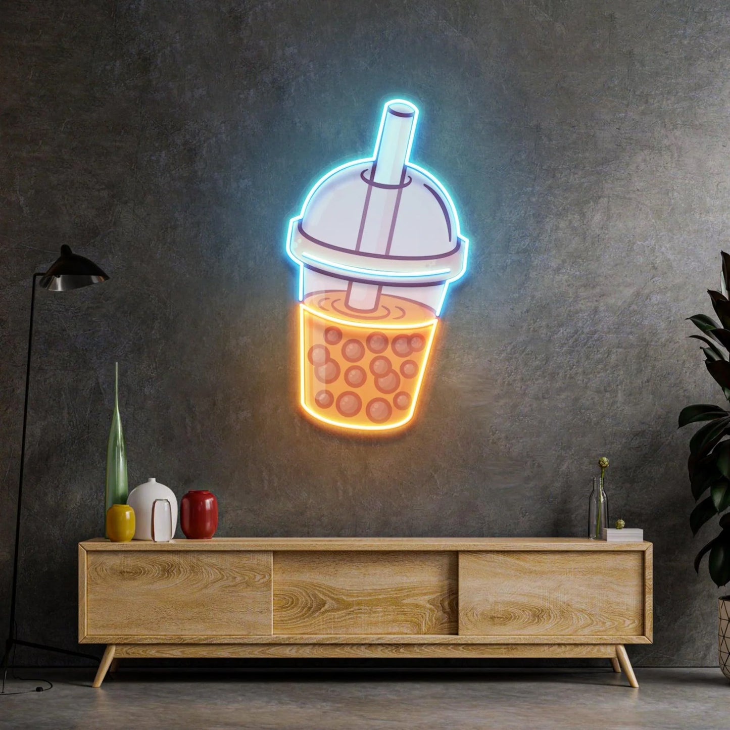 Milk Tea Neon Signs Boba Tea Led Sign Drink Display Neon Sign for Wall Decor Dimmable Acrylic Milk Tea Light Up Sign Neon Light for Living Room Shop Office Bedroom Gift for Kids Girls Boys Christmas Birthday