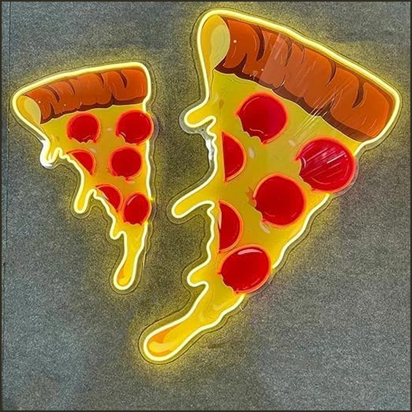 Pizza Neon Sign Neon LED Signs Light Neon Lights Customize for Wall Man 45X33.4cm