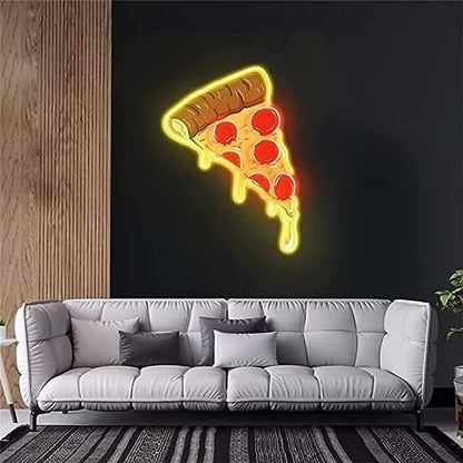 Pizza Neon Sign Neon LED Signs Light Neon Lights Customize for Wall Man 45X33.4cm