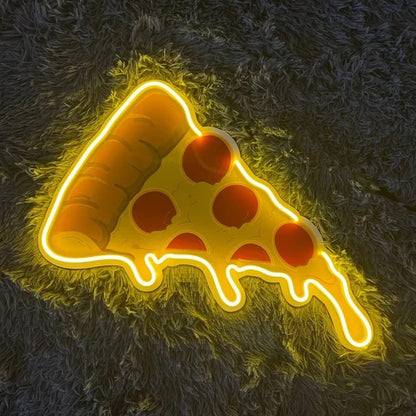 Pizza Neon Sign Neon LED Signs Light Neon Lights Customize for Wall Man 45X33.4cm