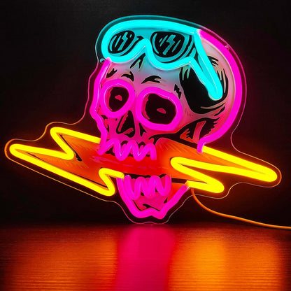 Creative Art Neon Light Acrylic UV Printed Image Shape Light Bar Shop Advertising Sign Internet Celebrity Light