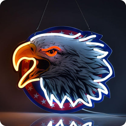 Eagle neon signs, neon sign for wall decor, USB LED sign, eagle wall decor for bar pub store club garage bedroom